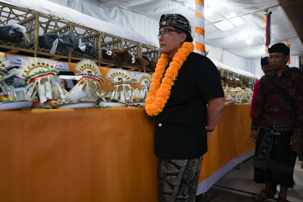 Bupati Giri Prasta Hadiri Karya Atma Wedana Banjar Juwuk Legi, Baturiti